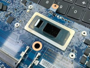 Foto van een Intel®Core™ laptop processor